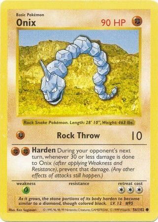 Onix (56/102) [Base Set Shadowless Unlimited] | Game Master's Emporium (The New GME)