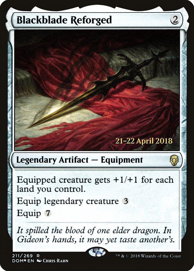 Blackblade Reforged [Dominaria Prerelease Promos] | Game Master's Emporium (The New GME)