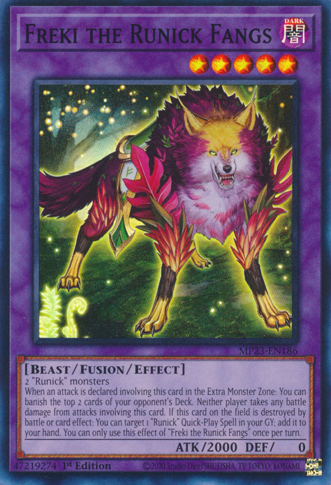 Freki the Runick Fangs [MP23-EN186] Super Rare | Game Master's Emporium (The New GME)
