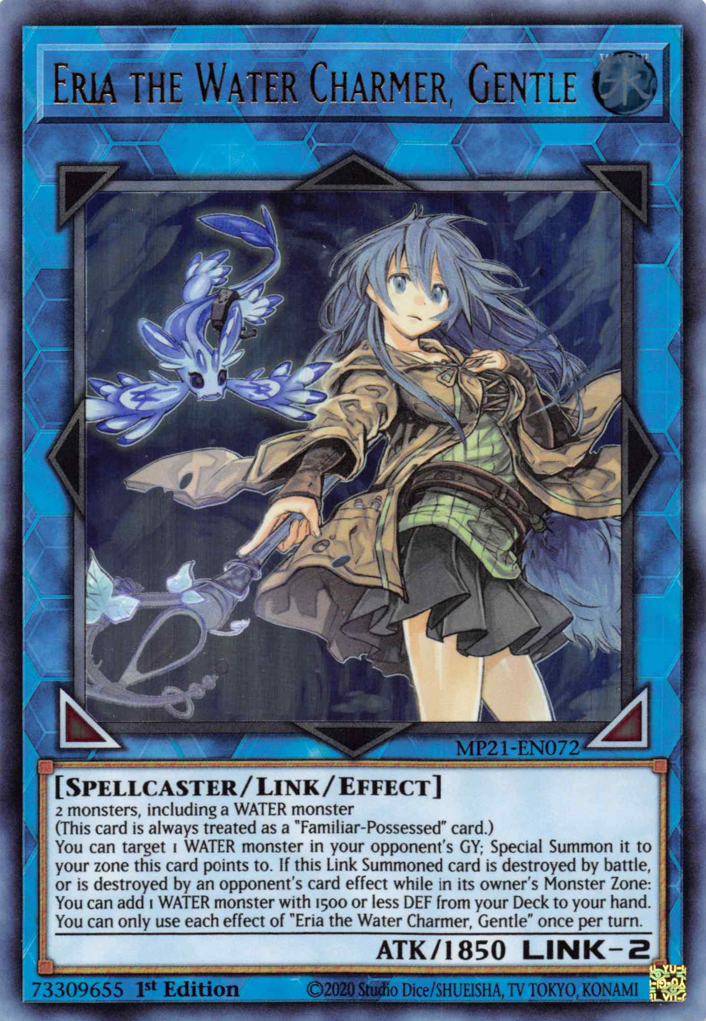 Eria the Water Charmer, Gentle [MP21-EN072] Ultra Rare | Game Master's Emporium (The New GME)