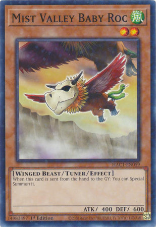 Mist Valley Baby Roc (Duel Terminal) [HAC1-EN059] Common | Game Master's Emporium (The New GME)