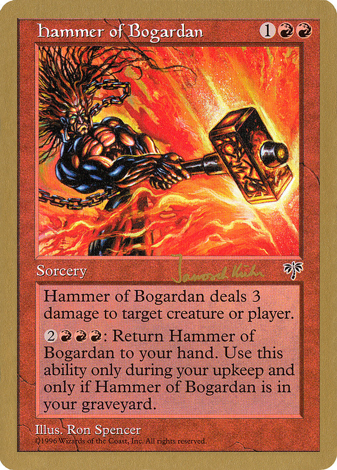 Hammer of Bogardan (Janosch Kuhn) [World Championship Decks 1997] | Game Master's Emporium (The New GME)