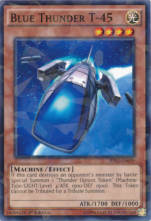 Blue Thunder T-45 [BP03-EN039] Shatterfoil Rare | Game Master's Emporium (The New GME)