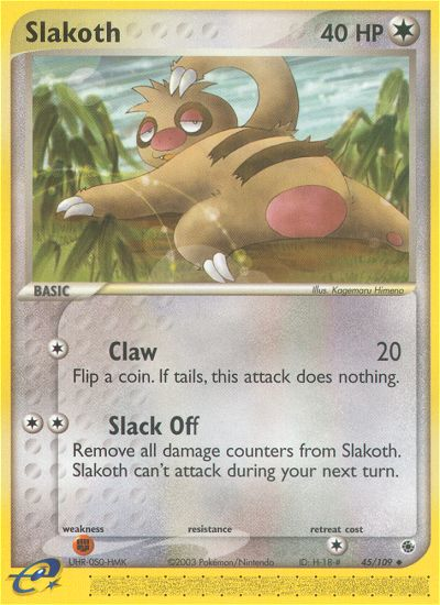 Slakoth (45/109) [EX: Ruby & Sapphire] | Game Master's Emporium (The New GME)