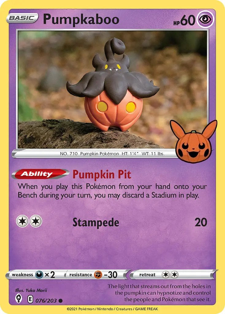 Pumpkaboo (076/203) [Trick or Trade] | Game Master's Emporium (The New GME)