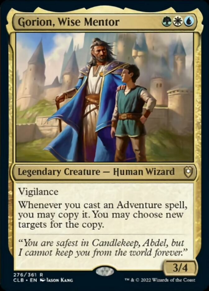 Gorion, Wise Mentor [Commander Legends: Battle for Baldur's Gate] | Game Master's Emporium (The New GME)
