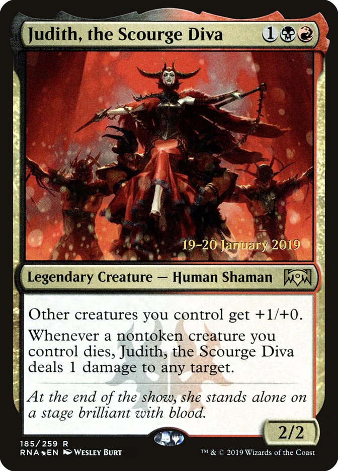 Judith, the Scourge Diva [Ravnica Allegiance Prerelease Promos] | Game Master's Emporium (The New GME)