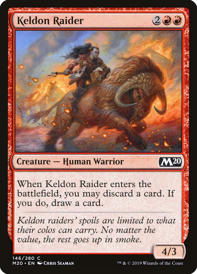 Keldon Raider [Core Set 2020] | Game Master's Emporium (The New GME)