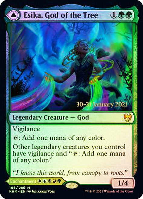 Esika, God of the Tree // The Prismatic Bridge [Kaldheim Prerelease Promos] | Game Master's Emporium (The New GME)