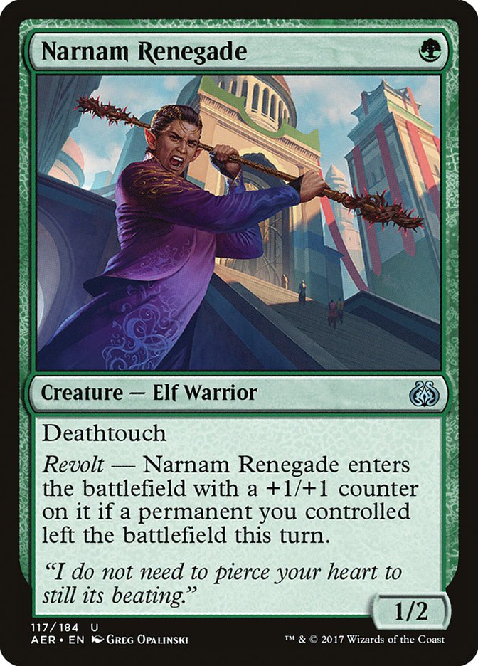 Narnam Renegade [Aether Revolt] | Game Master's Emporium (The New GME)