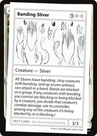 Banding Sliver (2021 Edition) [Mystery Booster Playtest Cards] | Game Master's Emporium (The New GME)