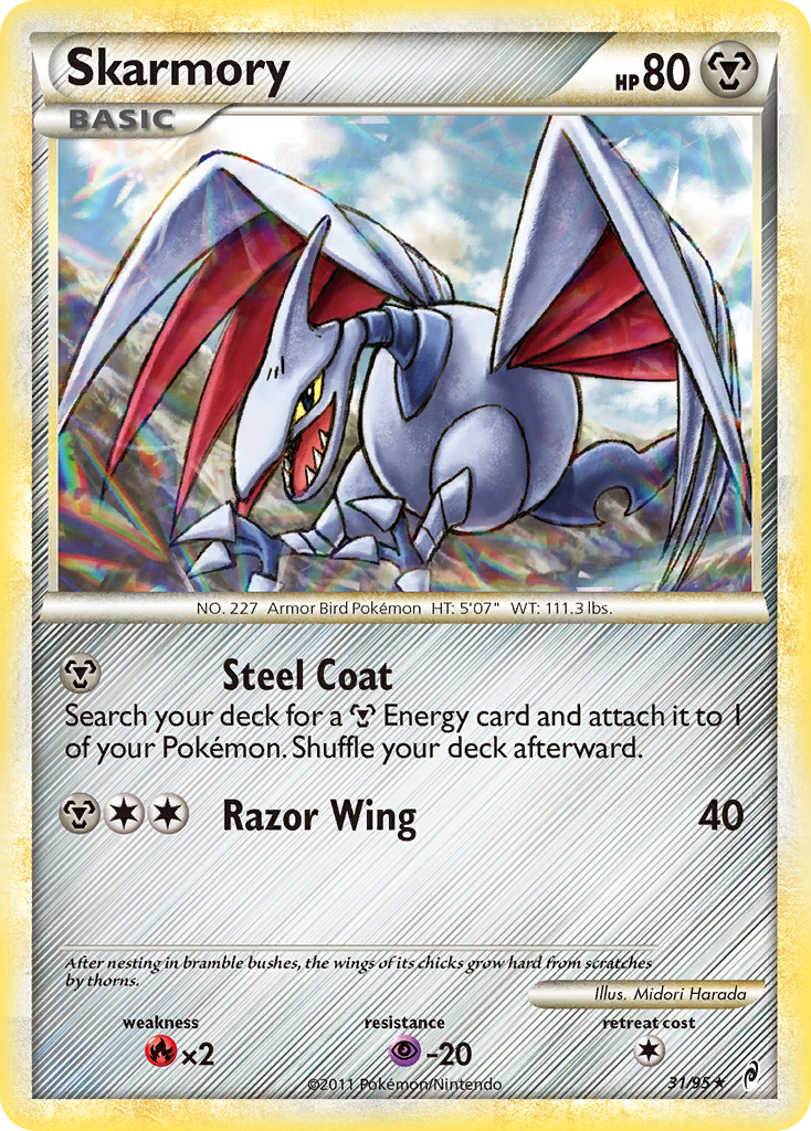 Skarmory (31/95) [HeartGold & SoulSilver: Call of Legends] | Game Master's Emporium (The New GME)