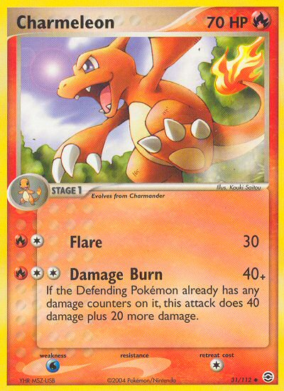 Charmeleon (31/112) [EX: FireRed & LeafGreen] | Game Master's Emporium (The New GME)