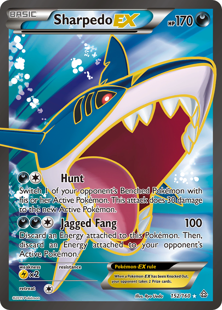 Sharpedo EX (152/160) [XY: Primal Clash] | Game Master's Emporium (The New GME)