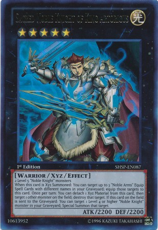 Sacred Noble Knight of King Artorigus [SHSP-EN087] Ultra Rare | Game Master's Emporium (The New GME)