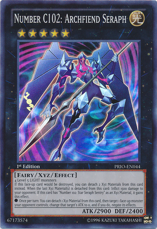 Number C102: Archfiend Seraph [PRIO-EN044] Super Rare | Game Master's Emporium (The New GME)