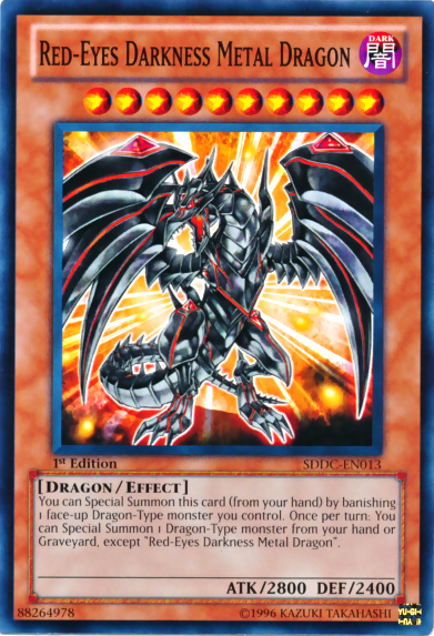 Red-Eyes Darkness Metal Dragon [SDDC-EN013] Common | Game Master's Emporium (The New GME)