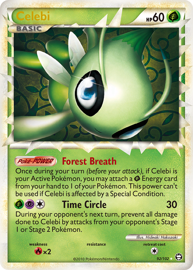 Celebi (92/102) [HeartGold & SoulSilver: Triumphant] | Game Master's Emporium (The New GME)