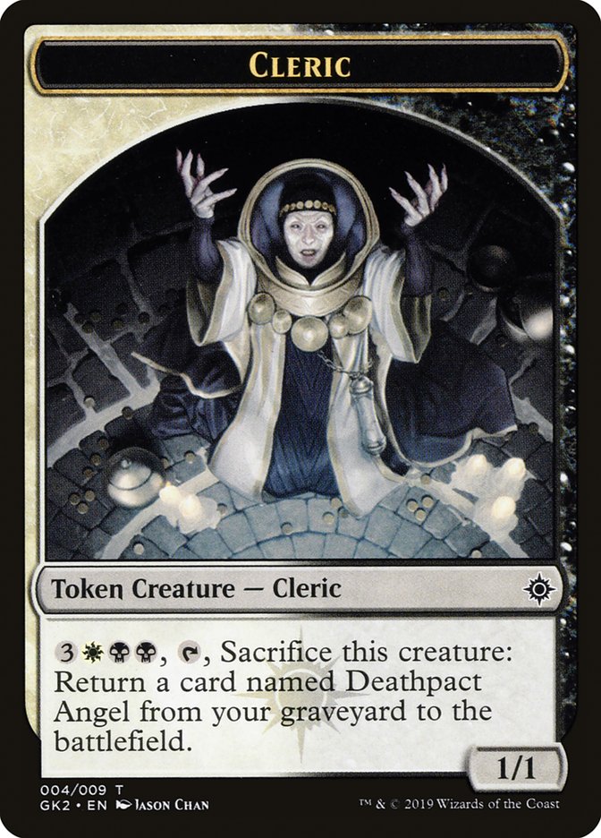 Cleric // Treasure Double-Sided Token [Ravnica Allegiance Guild Kit Tokens] | Game Master's Emporium (The New GME)