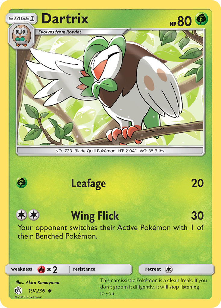 Dartrix (19/236) [Sun & Moon: Cosmic Eclipse] | Game Master's Emporium (The New GME)