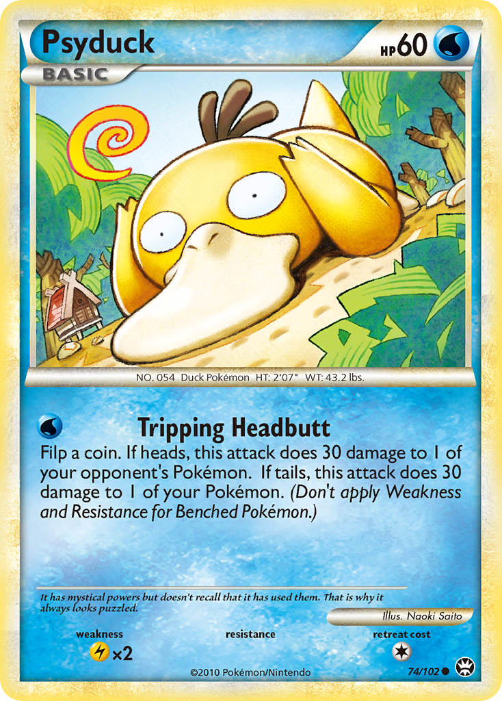 Psyduck (74/102) [HeartGold & SoulSilver: Triumphant] | Game Master's Emporium (The New GME)