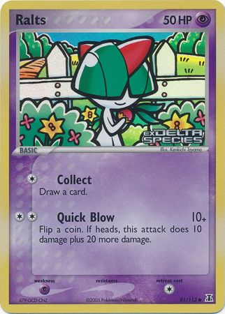 Ralts (81/113) (Stamped) [EX: Delta Species] | Game Master's Emporium (The New GME)