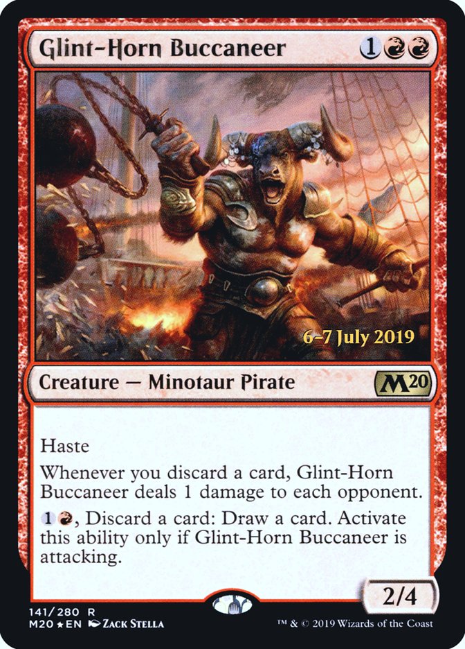 Glint-Horn Buccaneer [Core Set 2020 Prerelease Promos] | Game Master's Emporium (The New GME)