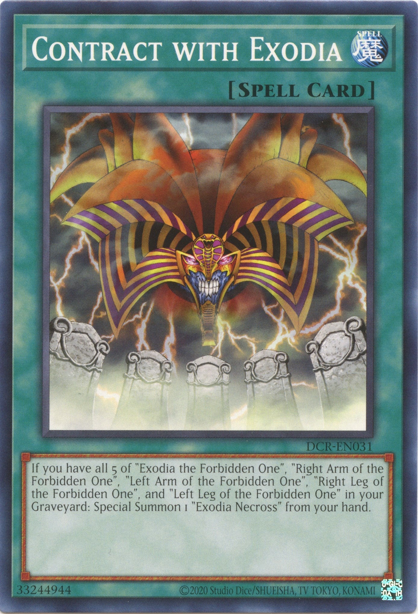 Contract with Exodia (25th Anniversary) [DCR-EN031] Common | Game Master's Emporium (The New GME)