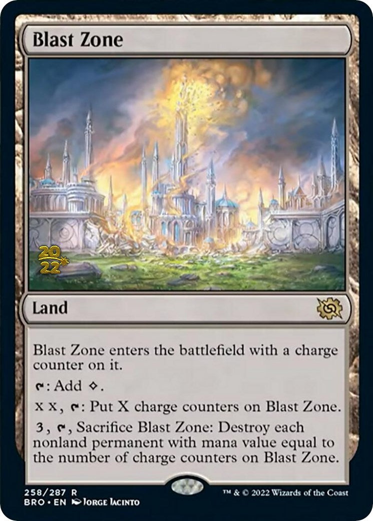 Blast Zone (258) [The Brothers' War Prerelease Promos] | Game Master's Emporium (The New GME)