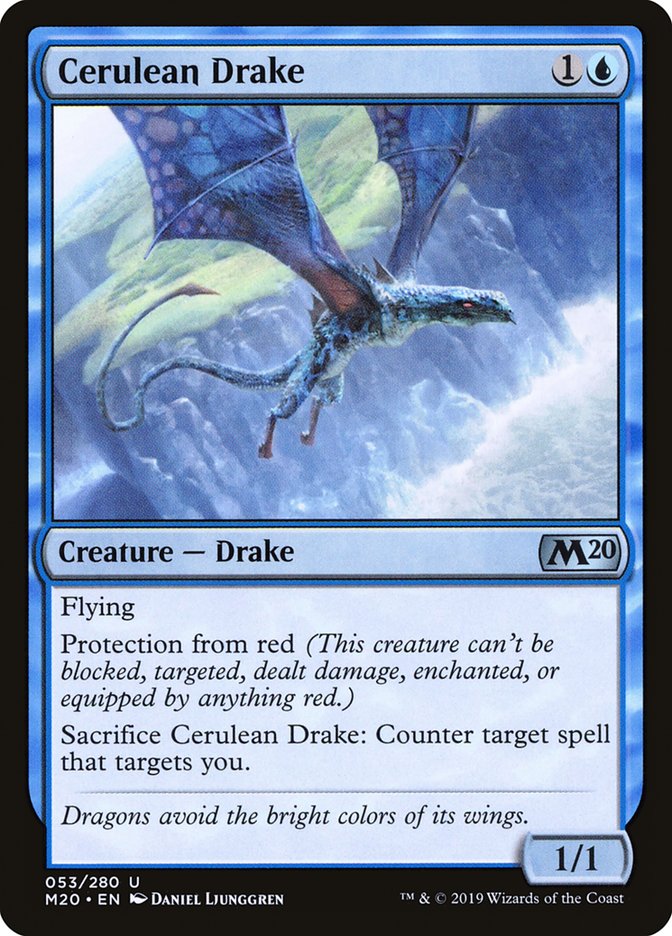 Cerulean Drake [Core Set 2020] | Game Master's Emporium (The New GME)