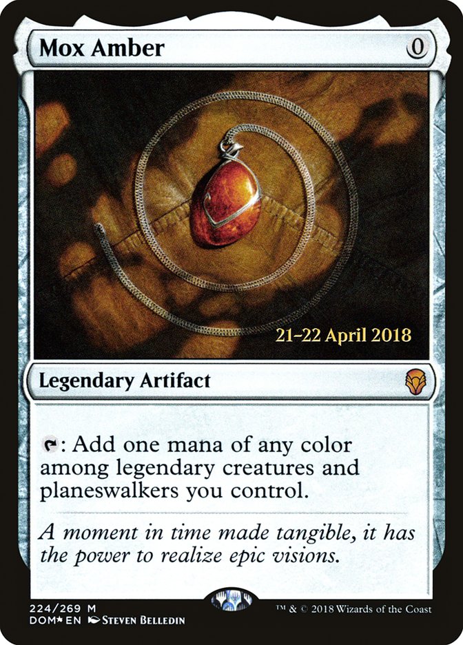 Mox Amber [Dominaria Prerelease Promos] | Game Master's Emporium (The New GME)