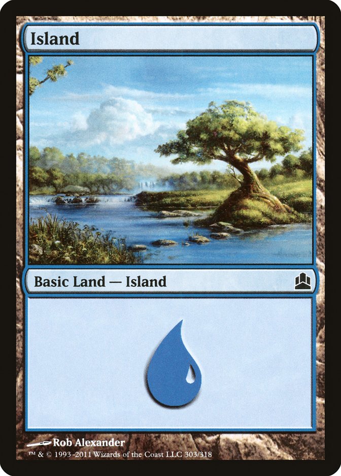 Island (303) [Commander 2011] | Game Master's Emporium (The New GME)