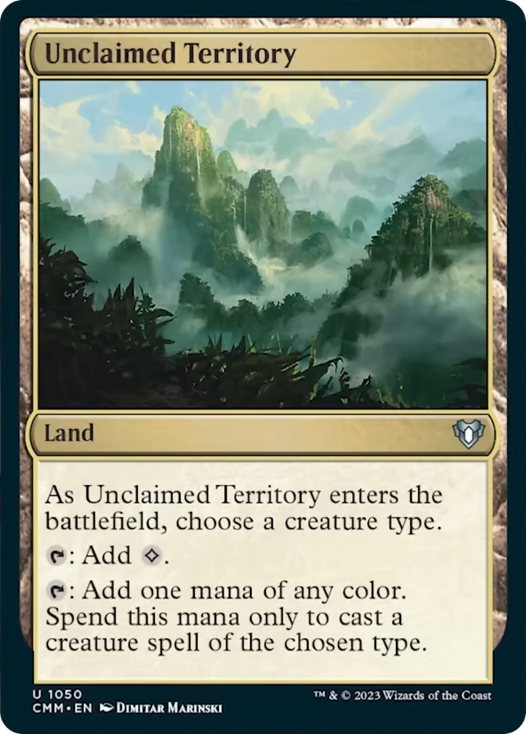 Unclaimed Territory [Commander Masters] | Game Master's Emporium (The New GME)