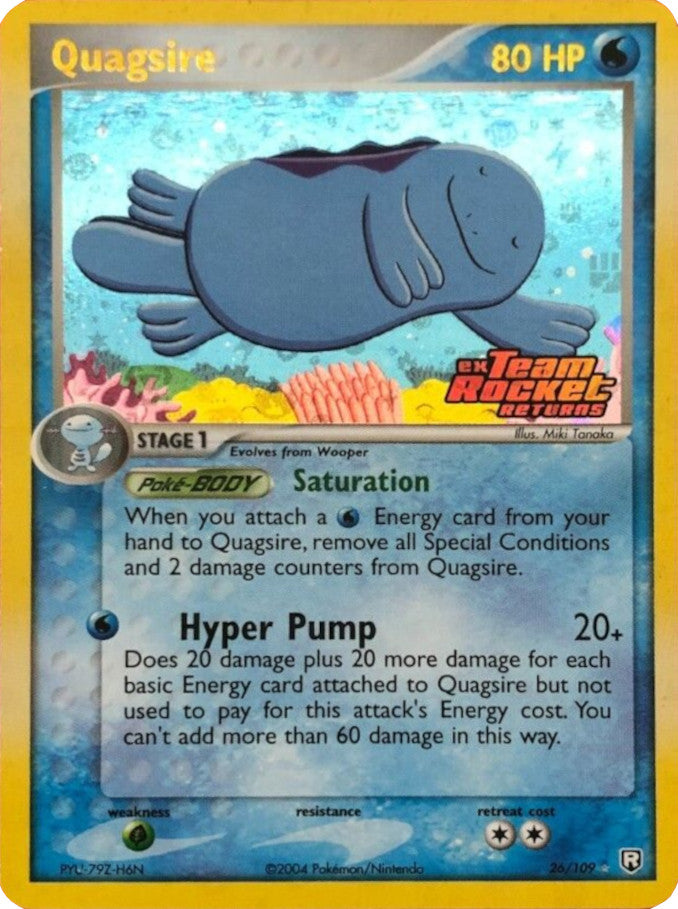 Quagsire (26/109) (Stamped) [EX: Team Rocket Returns] | Game Master's Emporium (The New GME)