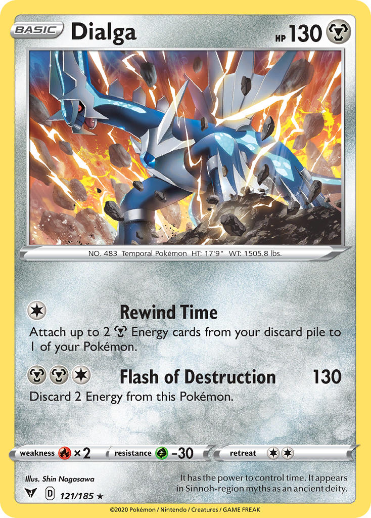 Dialga (121/185) [Sword & Shield: Vivid Voltage] | Game Master's Emporium (The New GME)