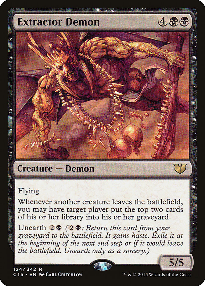 Extractor Demon [Commander 2015] | Game Master's Emporium (The New GME)