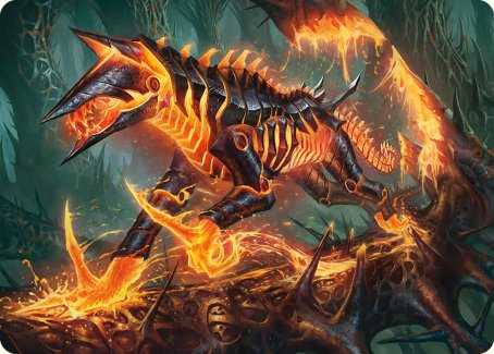 Kuldotha Cackler Art Card [Phyrexia: All Will Be One Art Series] | Game Master's Emporium (The New GME)