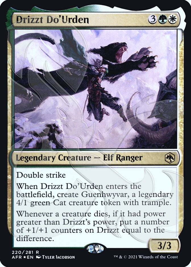 Drizzt Do'Urden (Ampersand Promo) [Dungeons & Dragons: Adventures in the Forgotten Realms Promos] | Game Master's Emporium (The New GME)