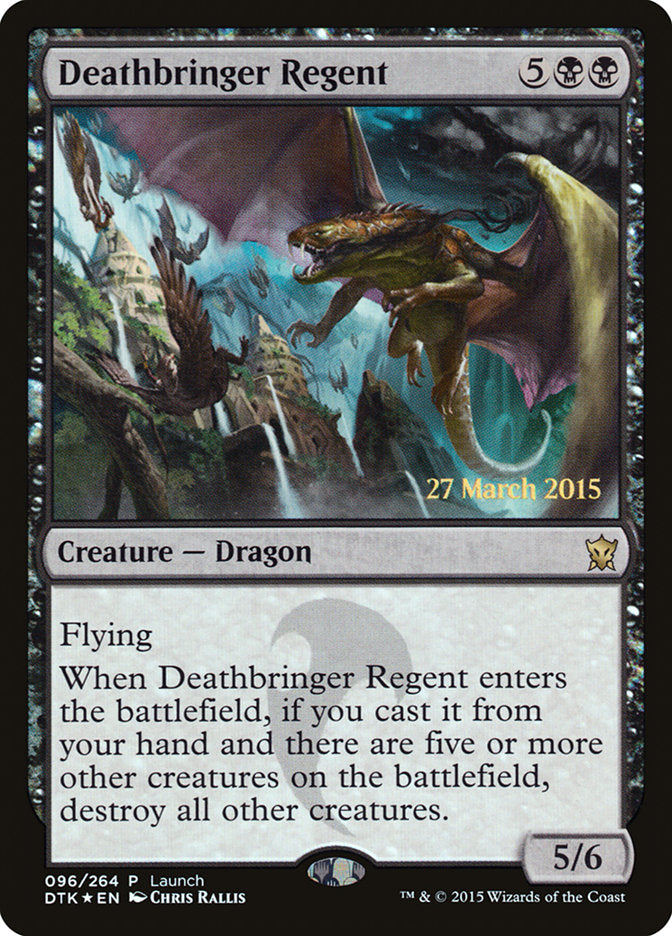 Deathbringer Regent (Launch) [Dragons of Tarkir Prerelease Promos] | Game Master's Emporium (The New GME)