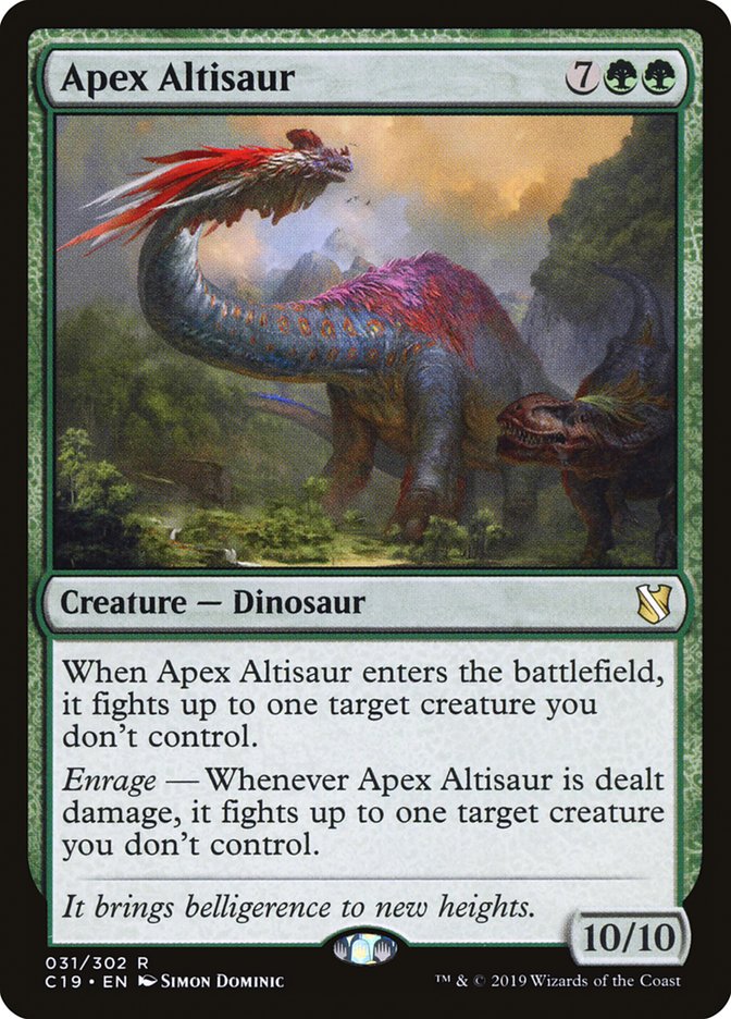 Apex Altisaur [Commander 2019] | Game Master's Emporium (The New GME)