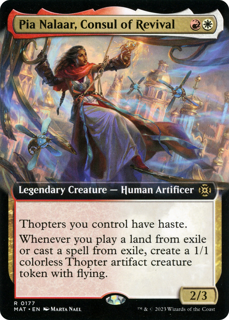 Pia Nalaar, Consul of Revival (Extended Art) [March of the Machine: The Aftermath] | Game Master's Emporium (The New GME)