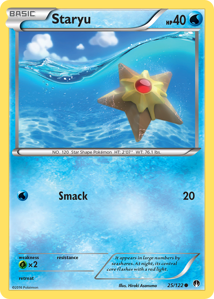 Staryu (25/122) [XY: BREAKpoint] | Game Master's Emporium (The New GME)