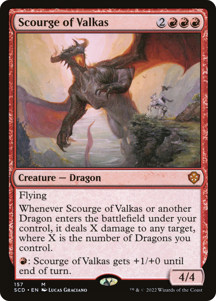 Scourge of Valkas [Starter Commander Decks] | Game Master's Emporium (The New GME)