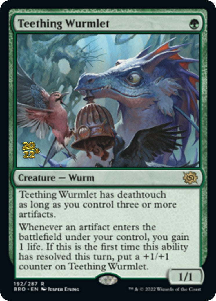 Teething Wurmlet [The Brothers' War Prerelease Promos] | Game Master's Emporium (The New GME)