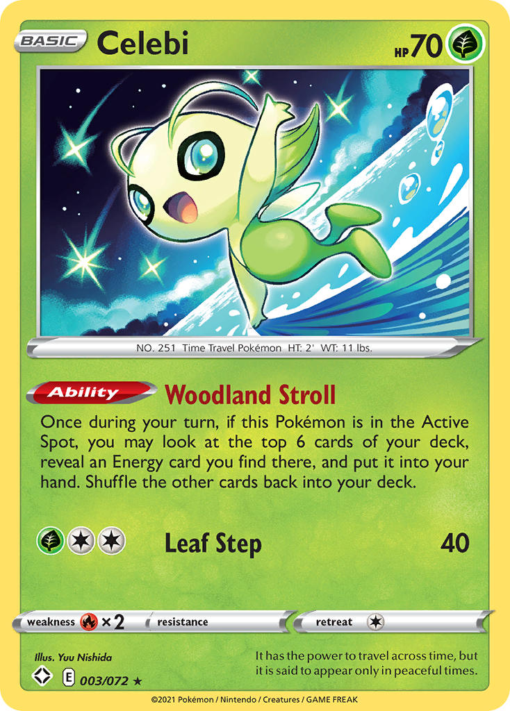 Celebi (003/072) [Sword & Shield: Shining Fates] | Game Master's Emporium (The New GME)