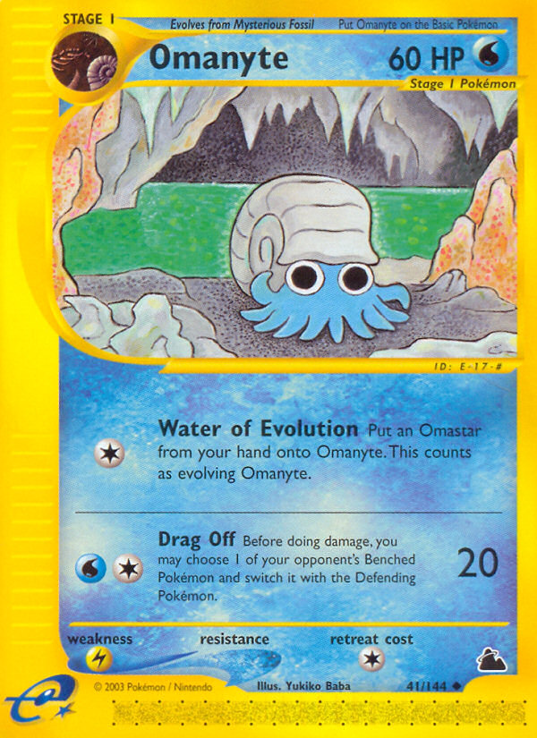 Omanyte (41/144) [Skyridge] | Game Master's Emporium (The New GME)