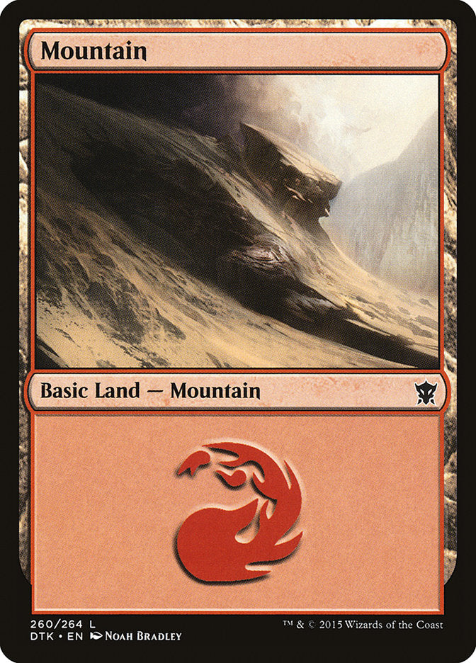 Mountain (260) [Dragons of Tarkir] | Game Master's Emporium (The New GME)