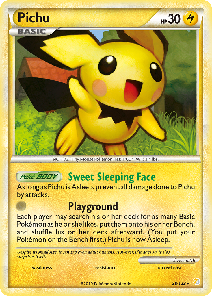Pichu (28/123) [HeartGold & SoulSilver: Base Set] | Game Master's Emporium (The New GME)