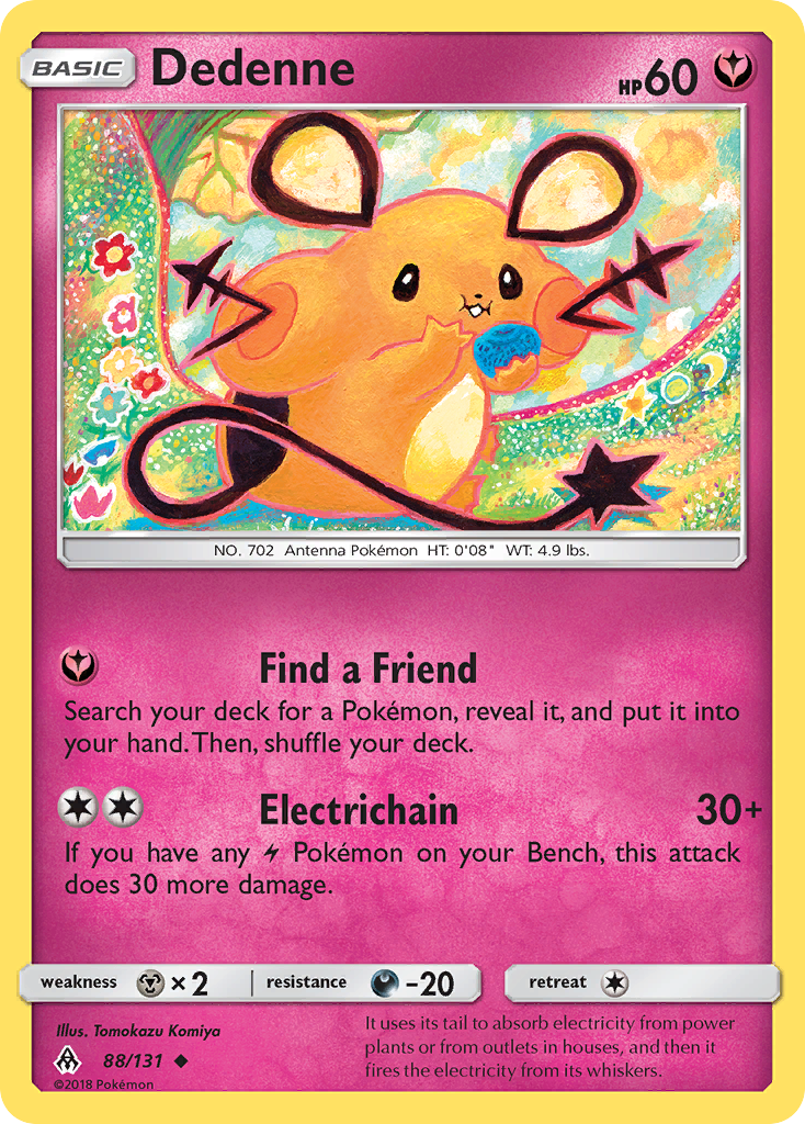 Dedenne (88/131) [Sun & Moon: Forbidden Light] | Game Master's Emporium (The New GME)