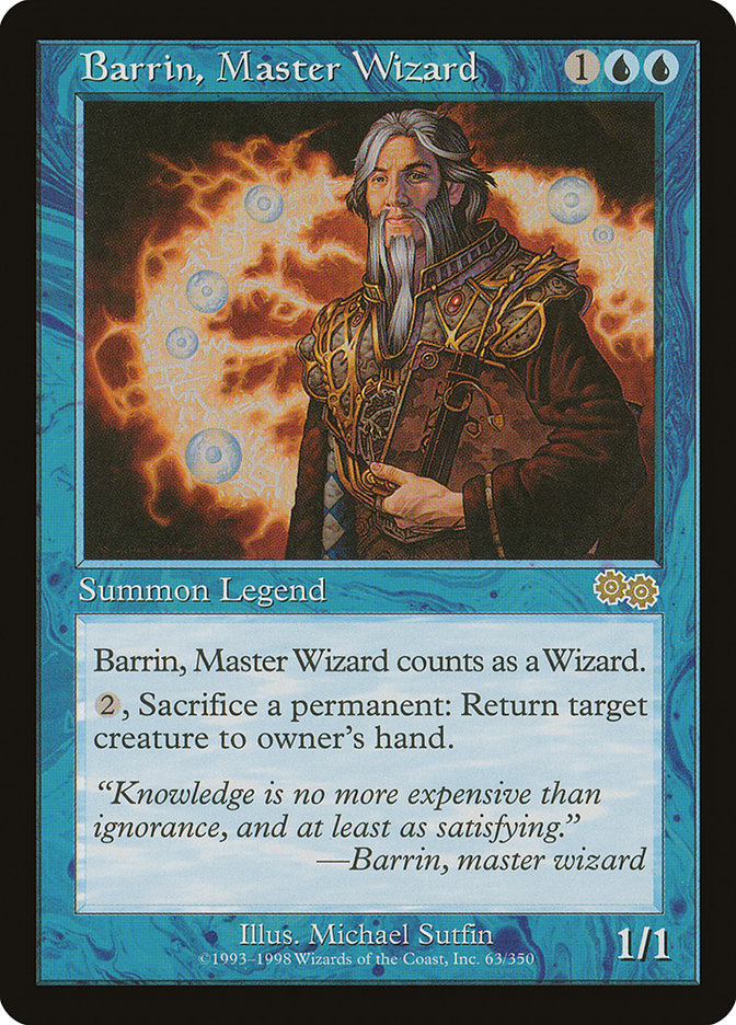 Barrin, Master Wizard [Urza's Saga] | Game Master's Emporium (The New GME)